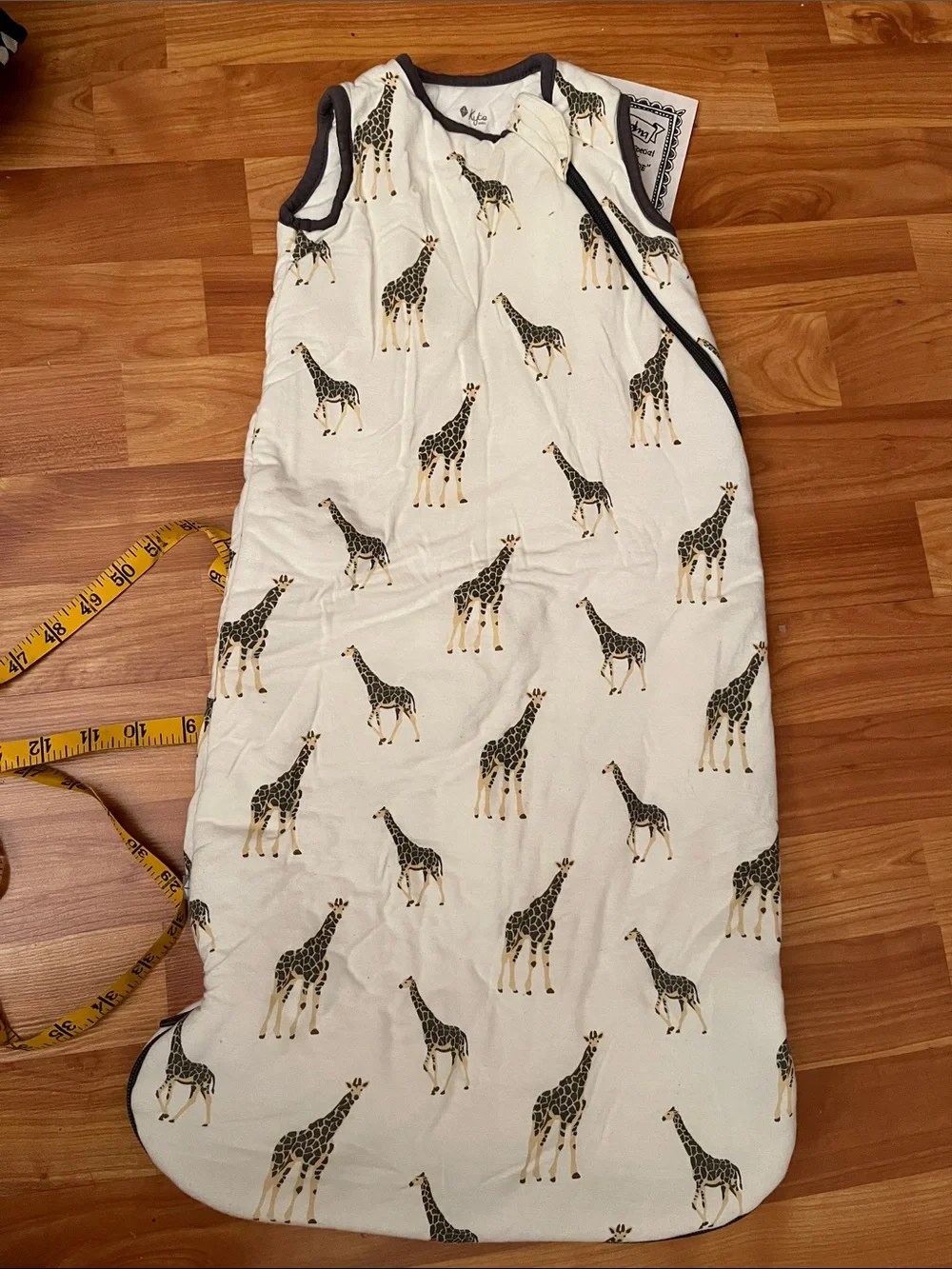 Kyte Quilted Sleep Sack Size 0-6 months Giraffe